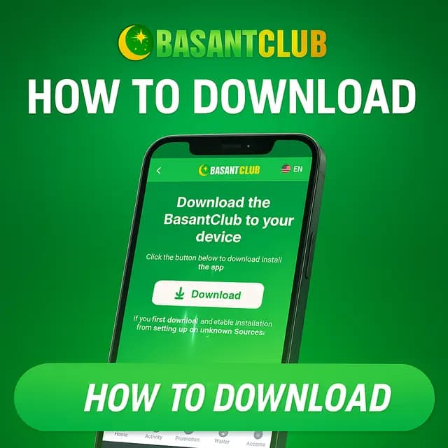 Basant Club Download Page Screenshot