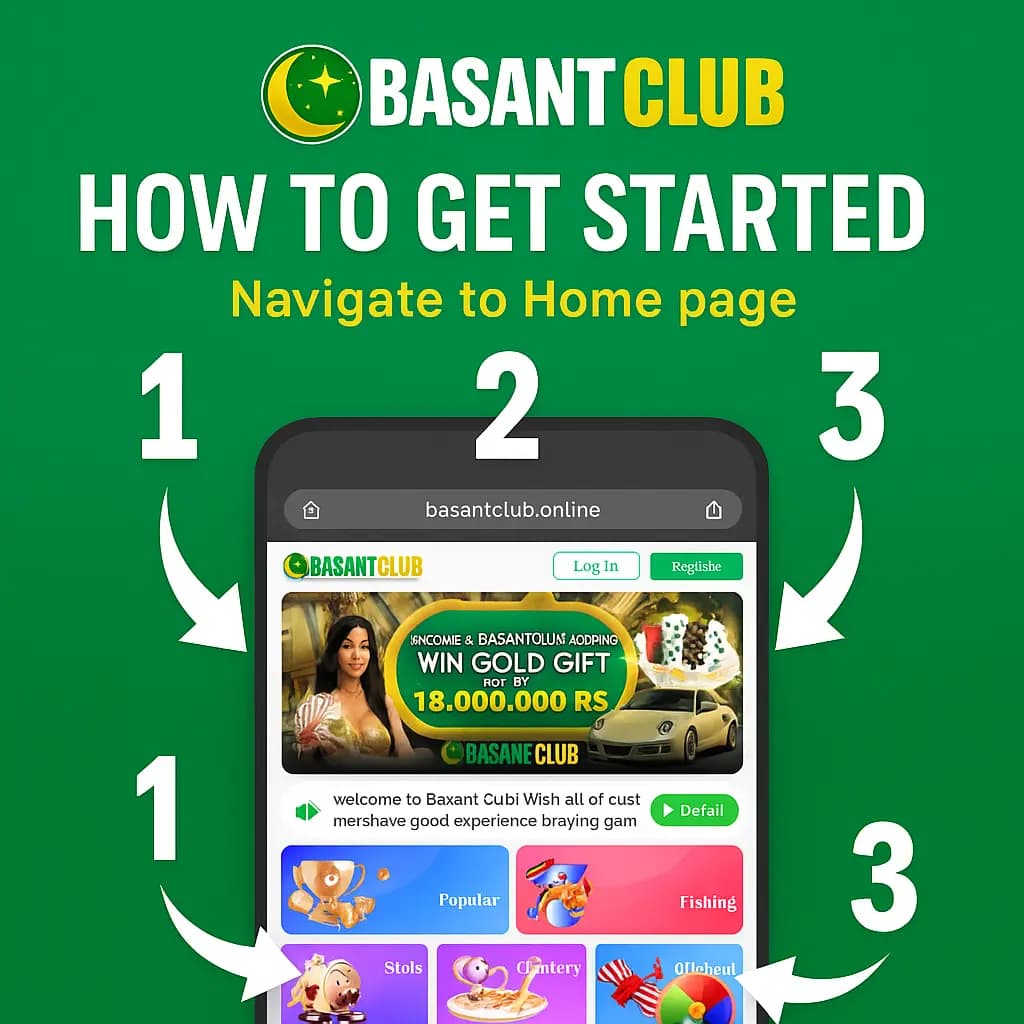 Basant Club App Home Page Screenshot