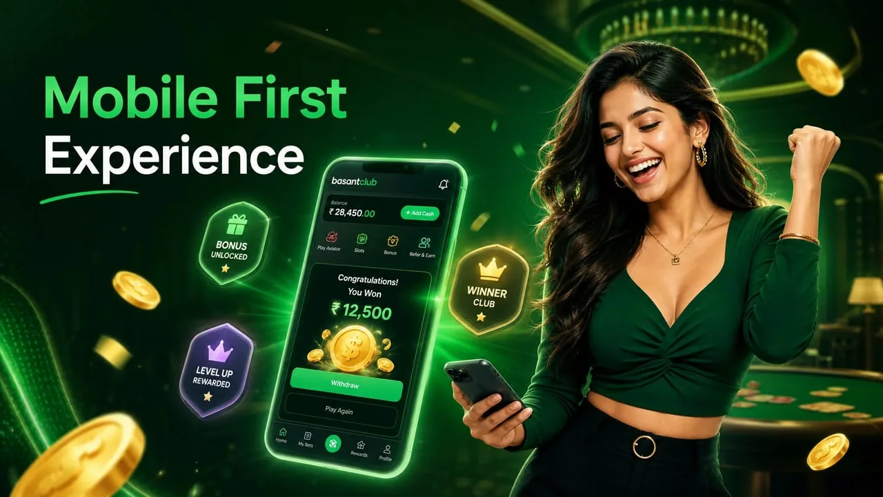 Teen Patti table with three-card hands and chips